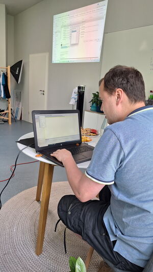 Schulung der Mitarbeiter der Auftragsnäherei heynaht